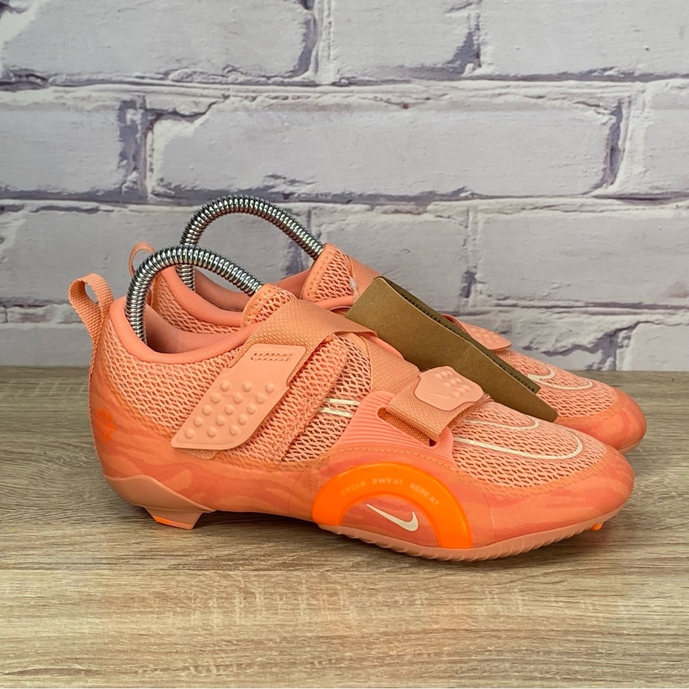 Nike SuperRep Cycle 2 Cycling Shoes Crimson Bliss Orange NWT